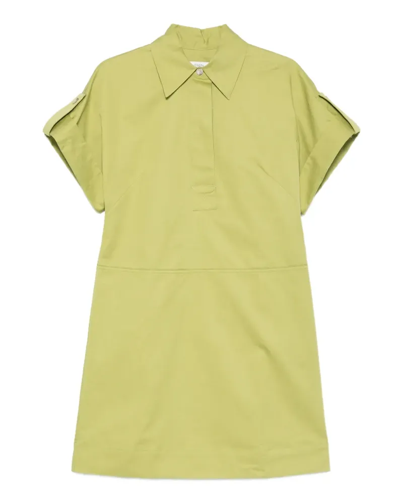 Joseph Ali collared short-sleeve mini dress - Grün Grün