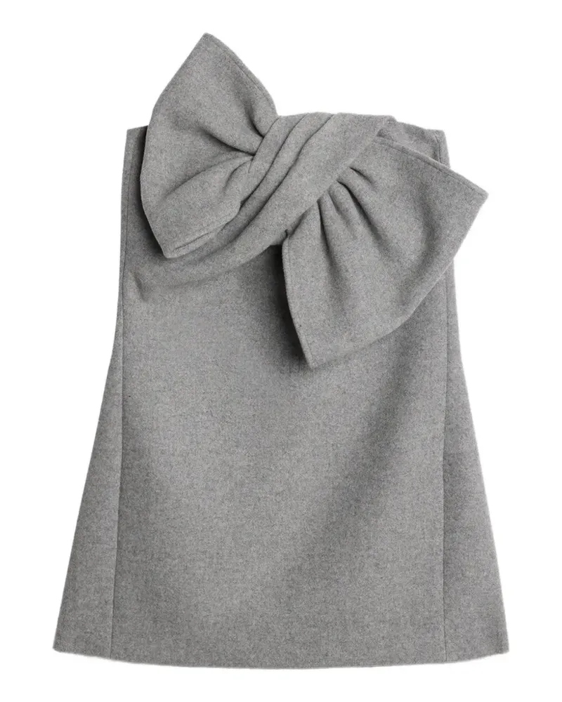 7 for all mankind Kleid mit Schleife - Grau Grau