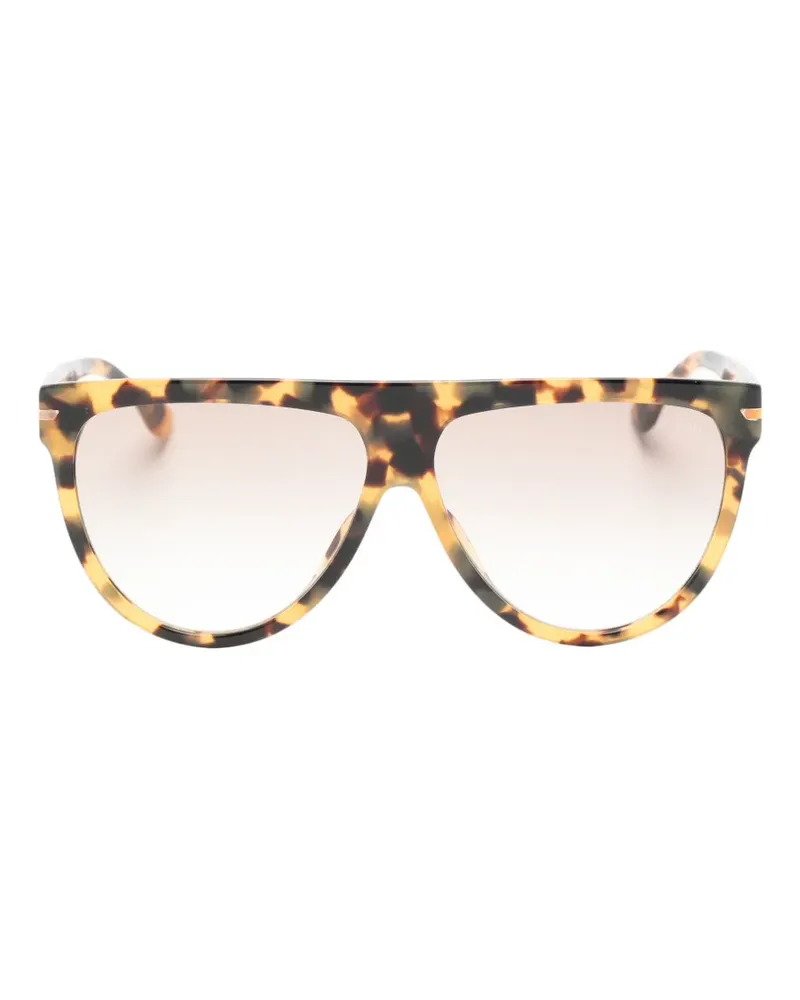 Victoria Beckham Sonnenbrille in Schildpattoptik - Braun Braun