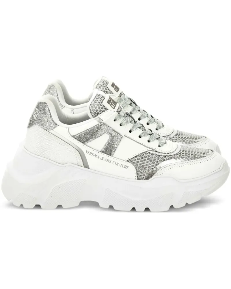 Versace Jeans Sneakers mit breiter Sohle - Weiß Weiß