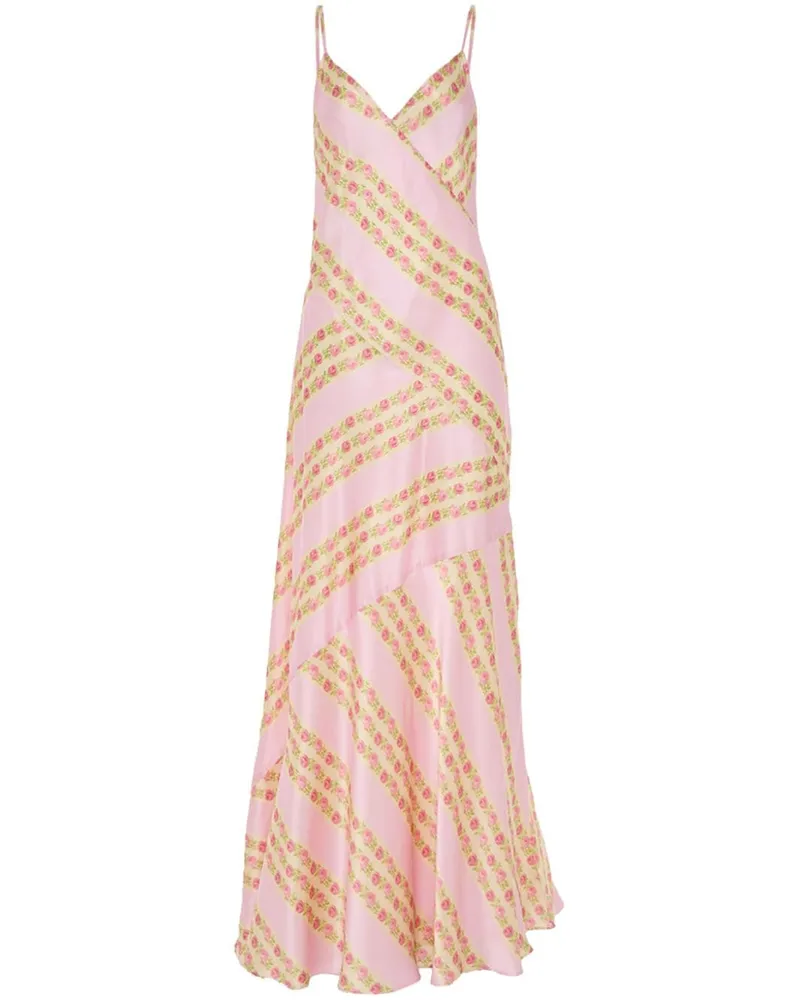 LoveShackFancy Azalea Maxikleid - Rosa Rosa