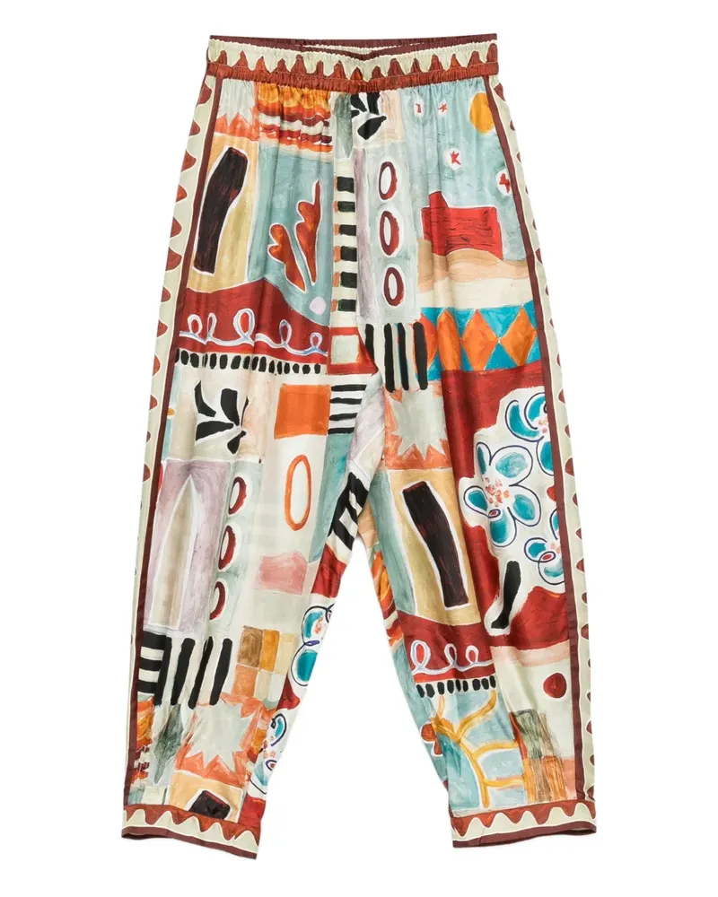 ALEMAIS Michelle Hose mit elastischem Bund - Nude Nude