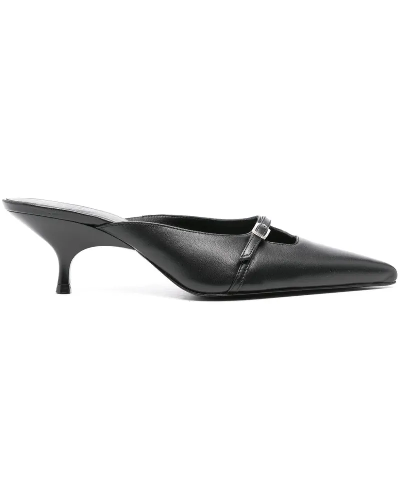 Gia Borghini Margot Mules 50mm Schwarz