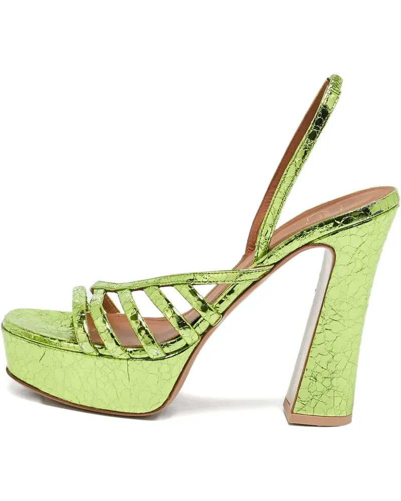 Malone Souliers 2024 Amaya Sandalen 125mm - Grün Grün