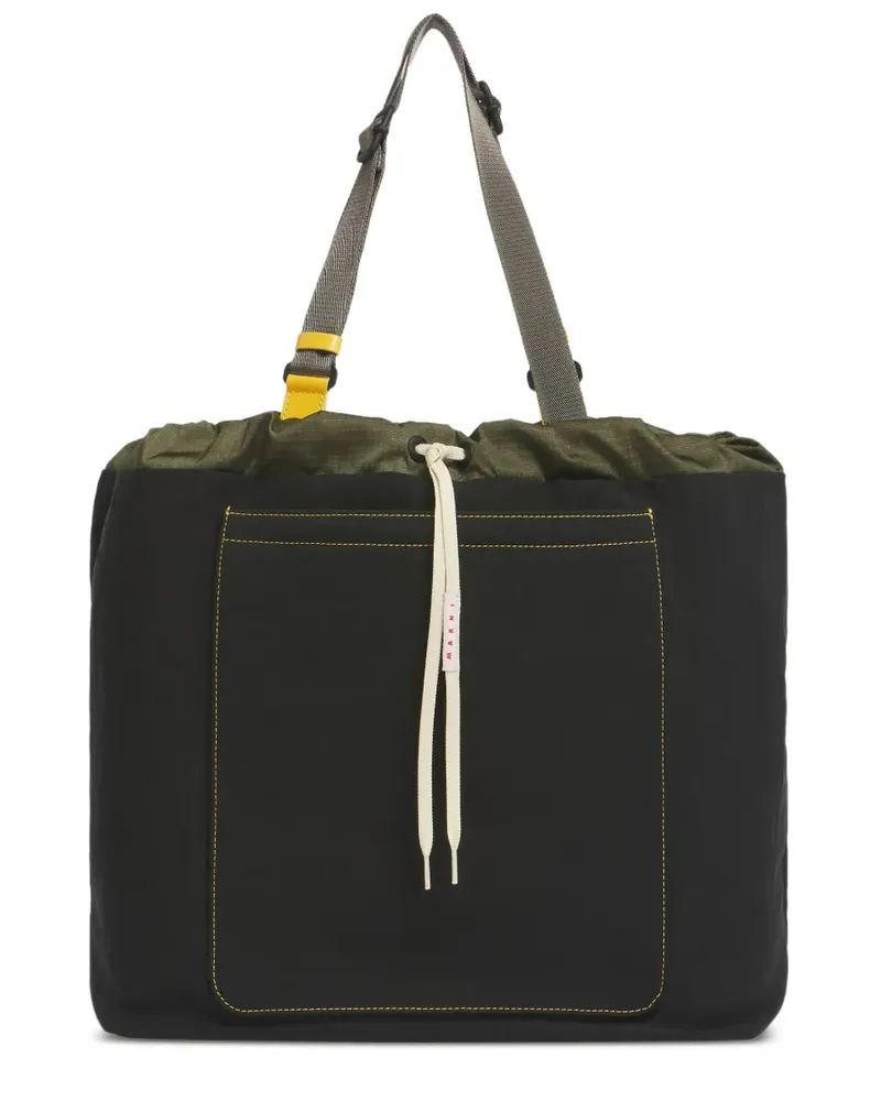 Marni Klassischer Shopper - Schwarz Schwarz