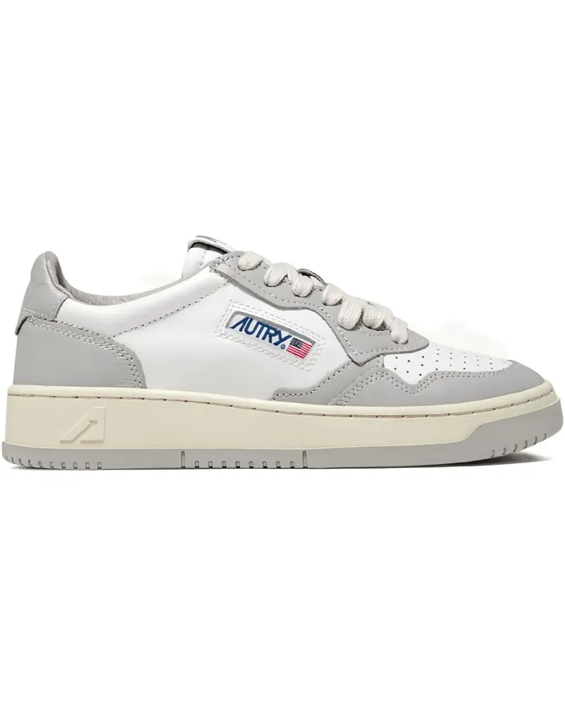 AUTRY Perforierte Medalist Sneakers - Weiß Weiß