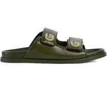 Sandalen mit GG - Grün