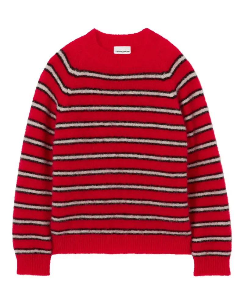 Claudie Pierlot Gestreifter Pullover - Rot Rot