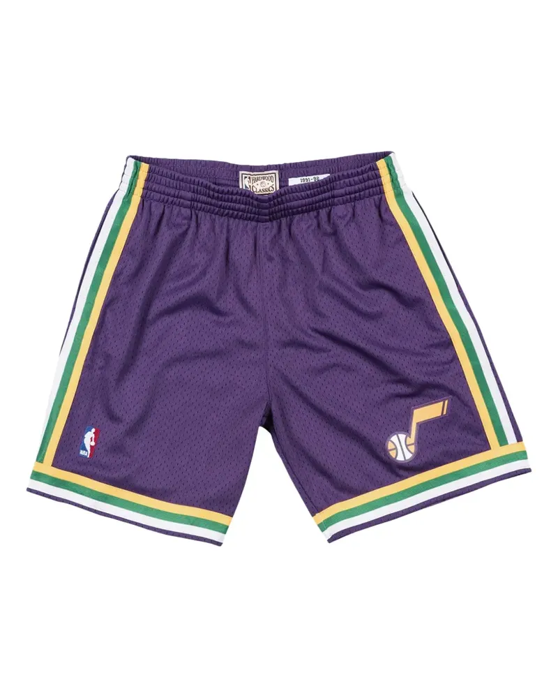 Mitchell & Ness Road Swingman NBA Jazz 91-92 Shorts - Violett Violett