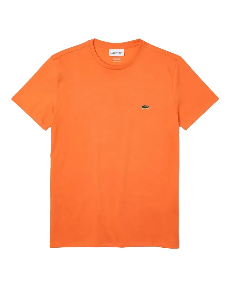 Lacoste T-Shirt mit rundem Ausschnitt - Orange Orange