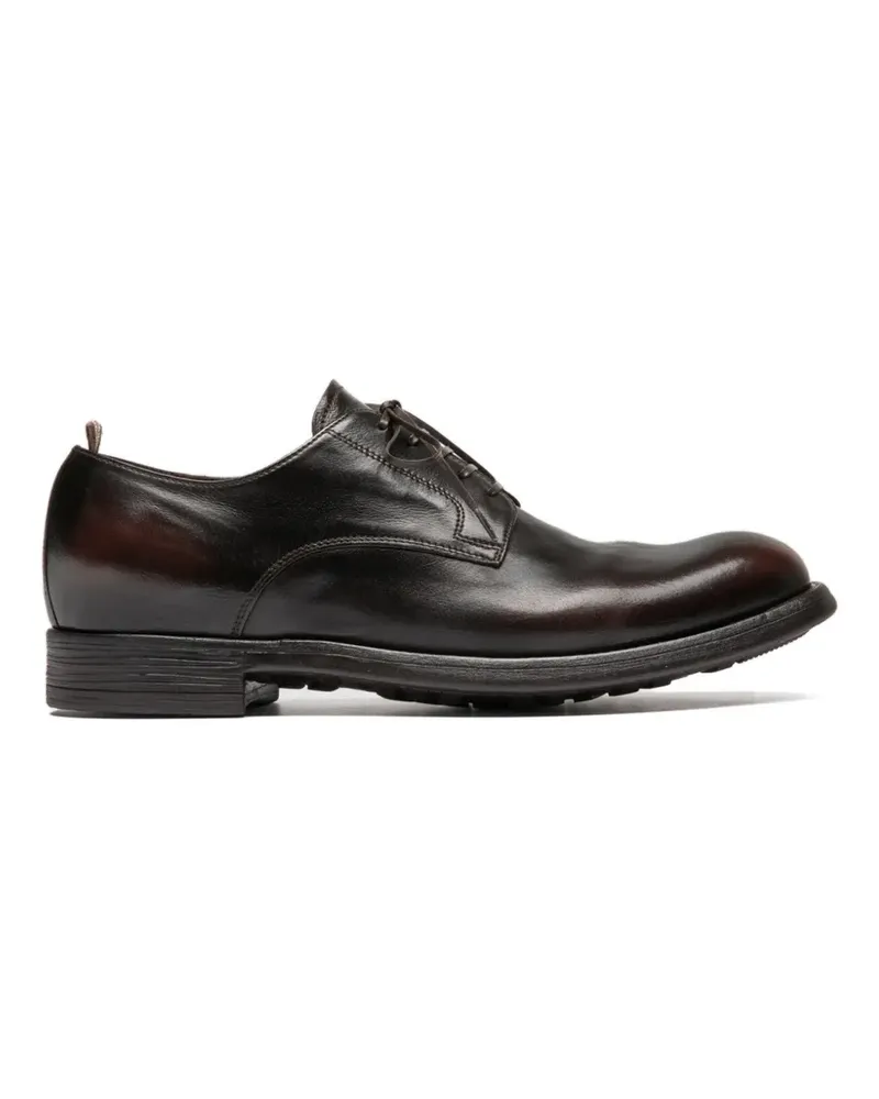 Officine Creative Italia Chronicle leather derby shoes - Braun Braun