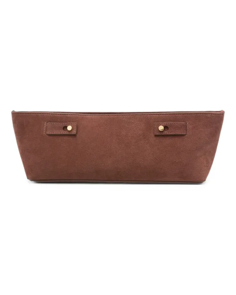 Erika Cavallini suede clutch bag - Rosa Rosa