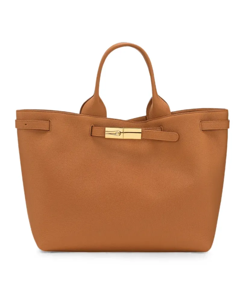 Longchamp Le Smart L Tote Bag - Braun Braun