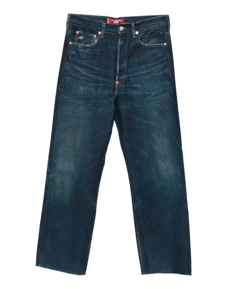 Junya Watanabe x Levis belt-loops jeans - Blau Blau