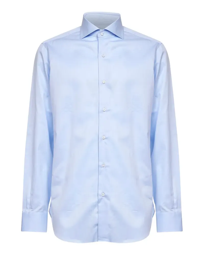 BARBA Klassisches Hemd - Blau Blau