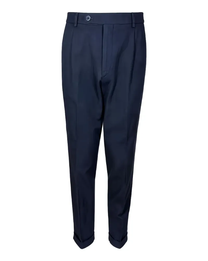 GTA pleated turn-up trousers - Blau Blau