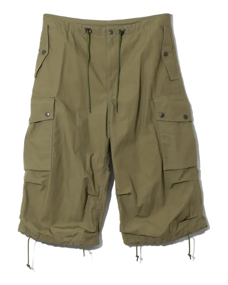 NEEDLES cotton ripstop cargo shorts - Grün Grün