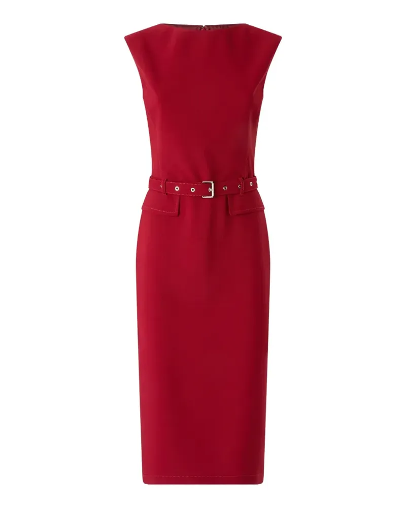 Pinko Ärmelloses Kleid mit Gürtel - Rot Rot