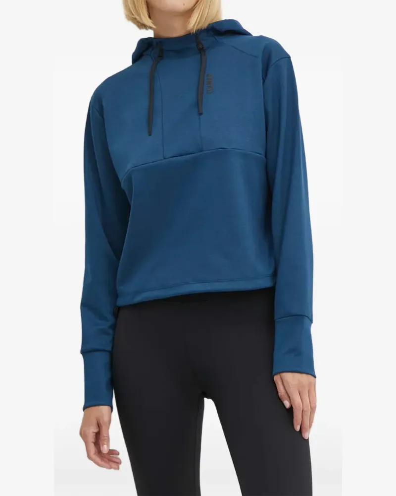 Colmar logo-detail long-sleeved hoodie - Blau Blau