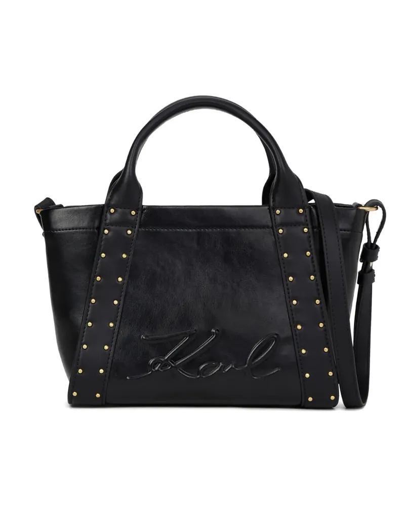 Karl Lagerfeld Kleiner K/Ville Tote Bag - Schwarz Schwarz