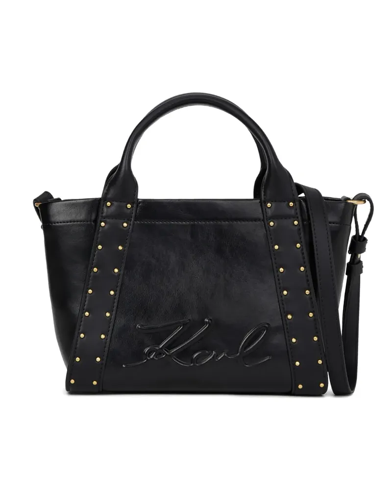 Karl Lagerfeld Kleiner K/Ville Tote Bag - Schwarz Schwarz