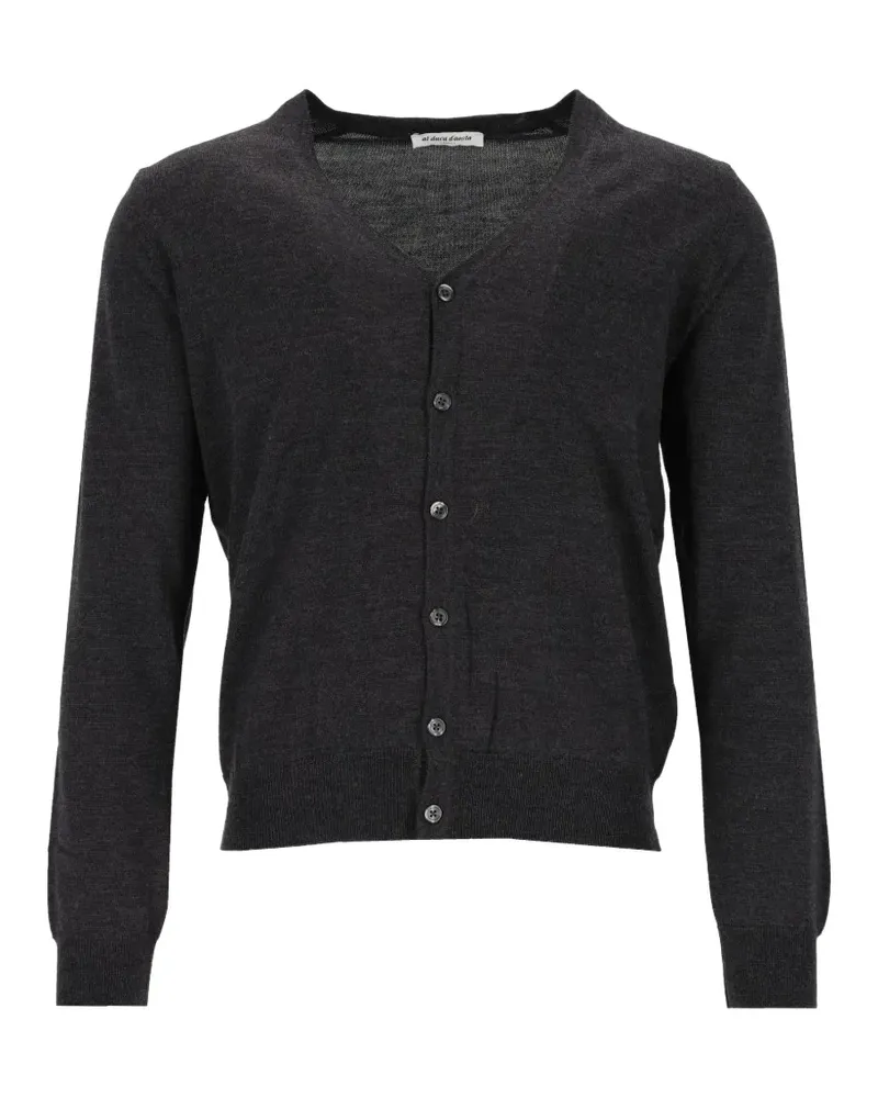 Al Duca D’Aosta 1902 fine-knit button-up cardigan - Grau Grau