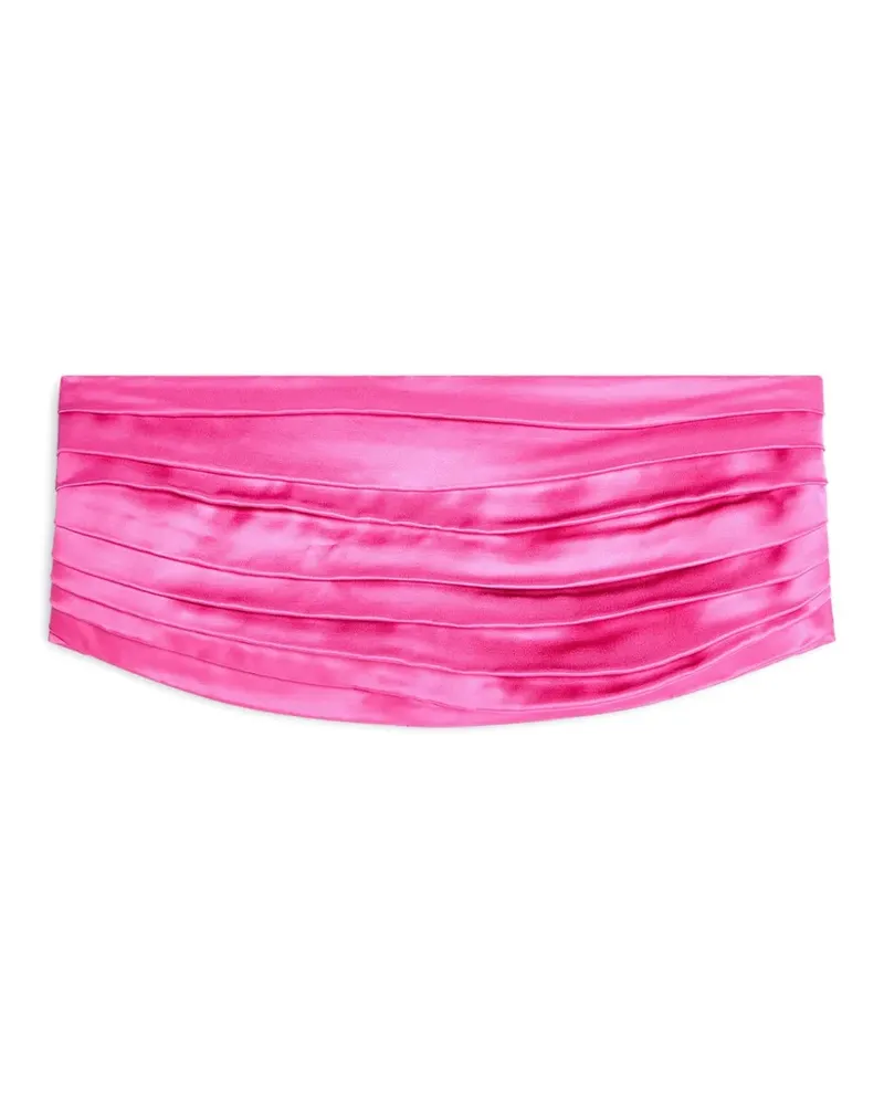 Dries van Noten Gürtel aus Satin - Rosa Rosa