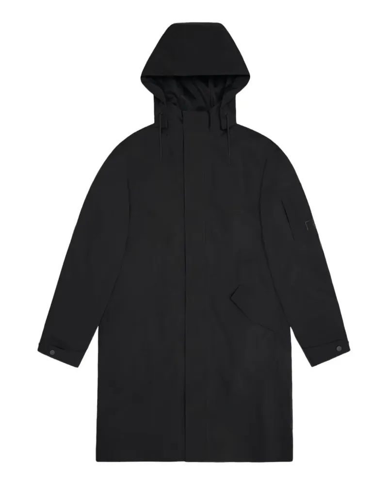 RAINS Suva hooded hardshell raincoat - Schwarz Schwarz