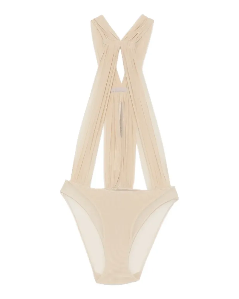 Rick Owens Miami draped bodysuit - Nude Nude