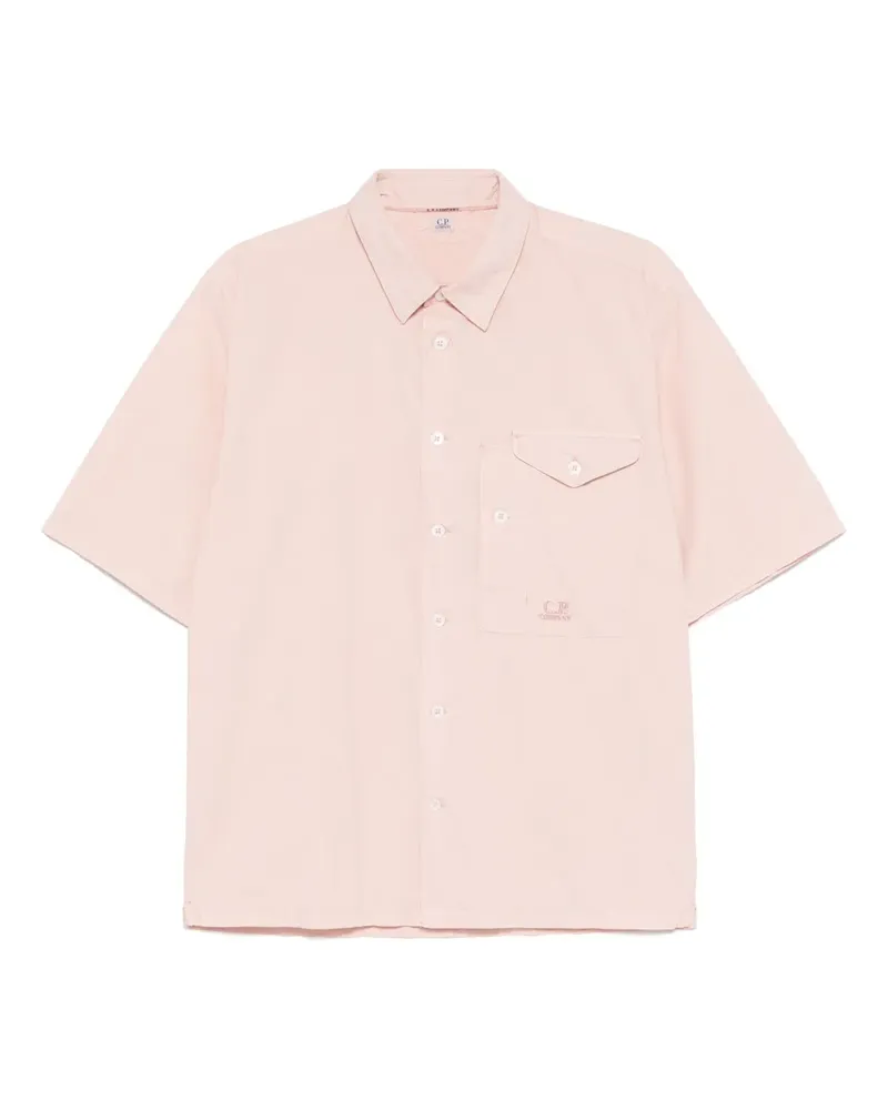 C.P. Company Kurzärmeliges Hemd - Rosa Rosa