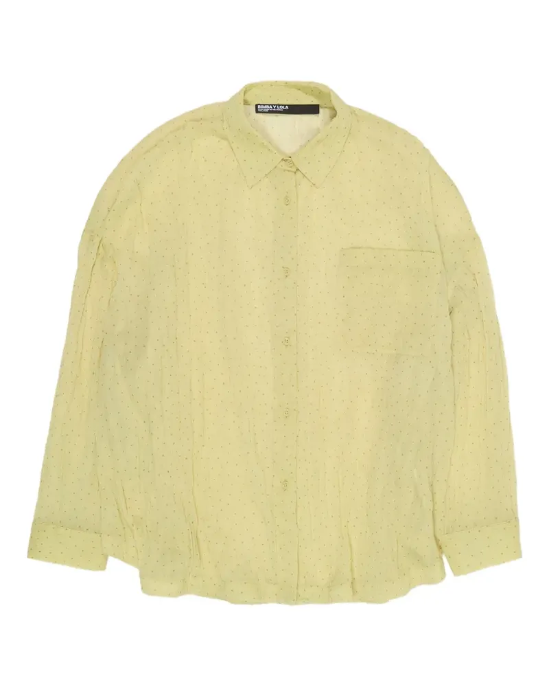 BIMBA Y LOLA Hemd mit Polka Dots - Grün Grün