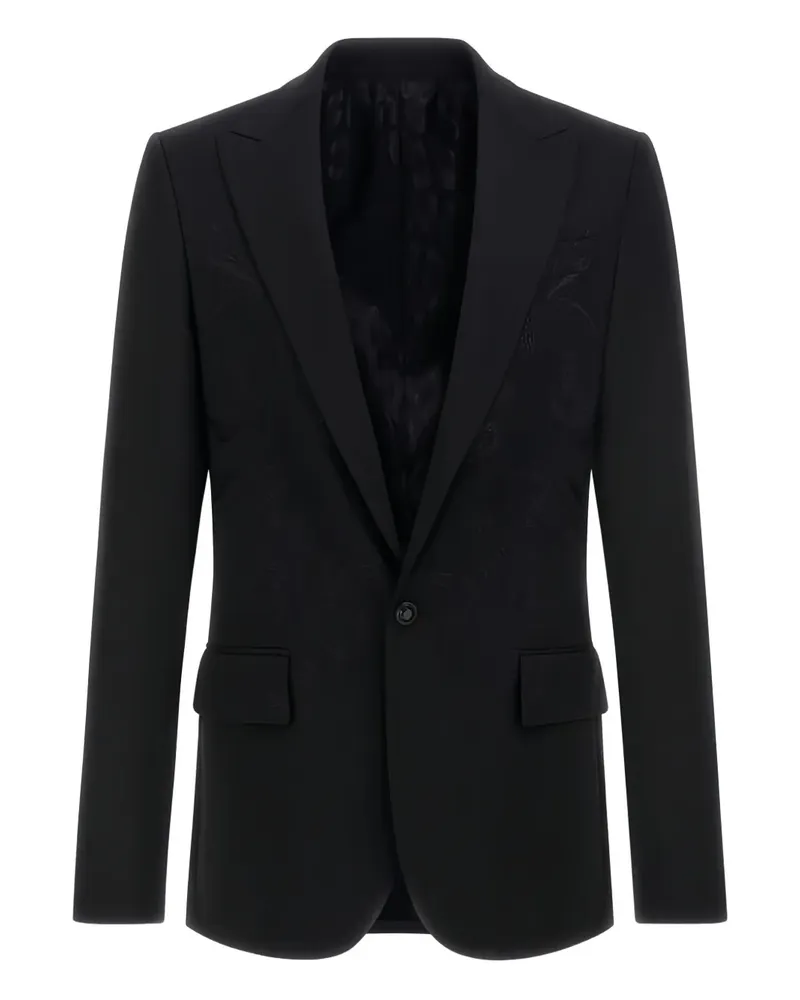 Roberto Cavalli Klassisches Jackett - Schwarz Schwarz