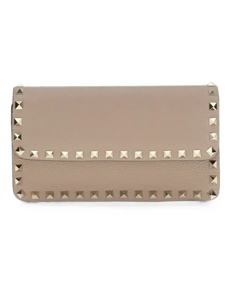 Valentino Garavani Rockstud shoulder bag - Nude Nude