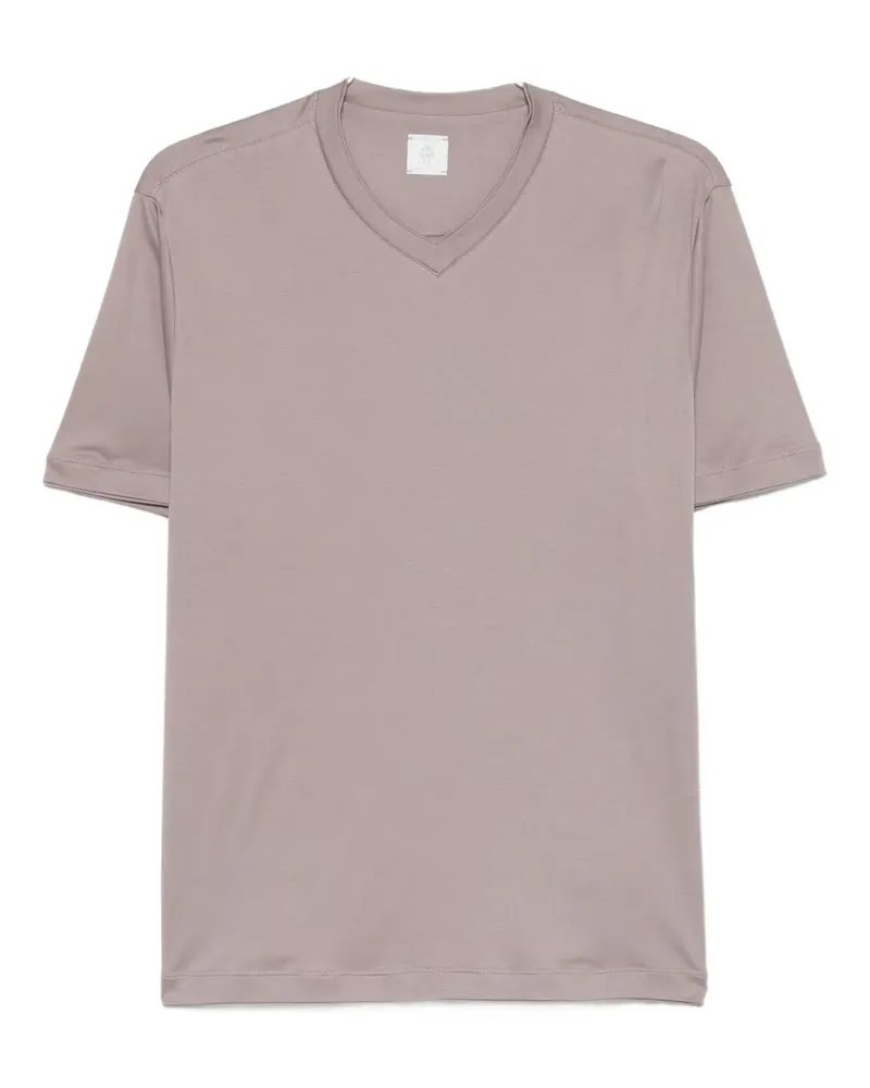 Eleventy V-neck T-shirt - Rosa Rosa