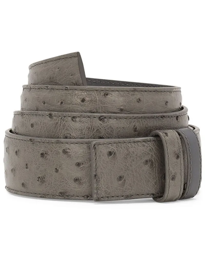 Dolce & Gabbana Klassischer Gürtel - Grau Grau