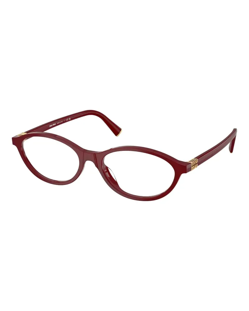 Miu Miu oval-frame glasses - Rot Rot