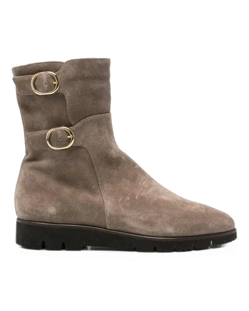 Truman's Shoes buckle-detail ankle boots - Nude Nude