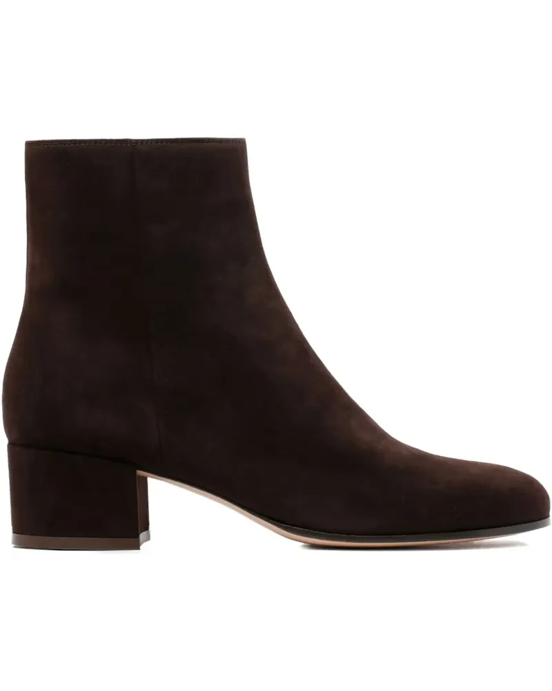 Gianvito Rossi Joelle Stiefel aus Wildleder 45mm - Braun Braun