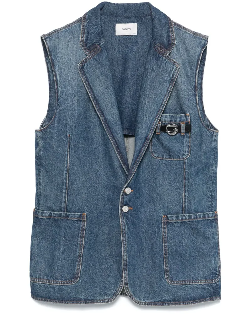 COPERNI Klassische Jeansweste - Blau Blau