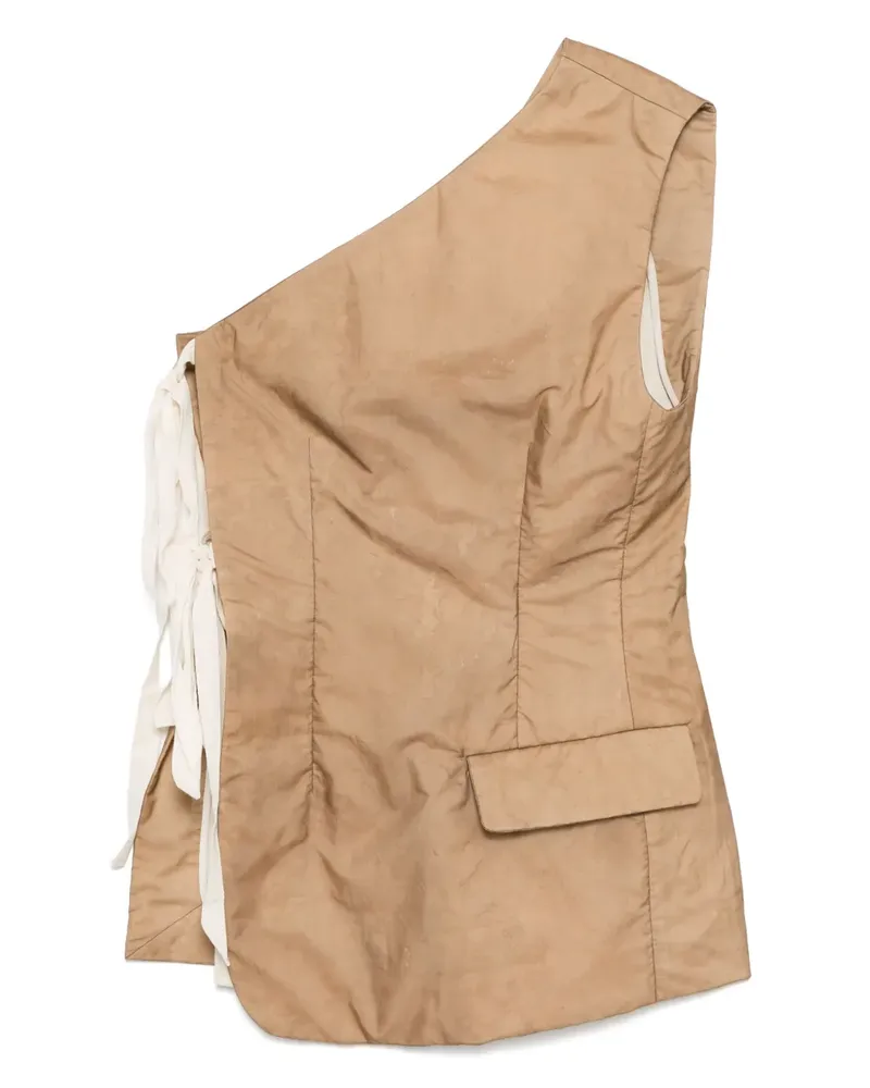Uma Wang Asymmetrisches Minikleid - Braun Braun