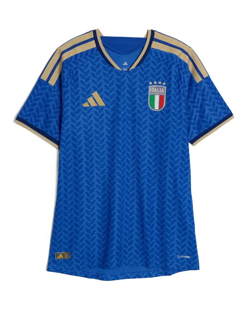 adidas FIGC V-neck graphic T-shirt - Blau Blau