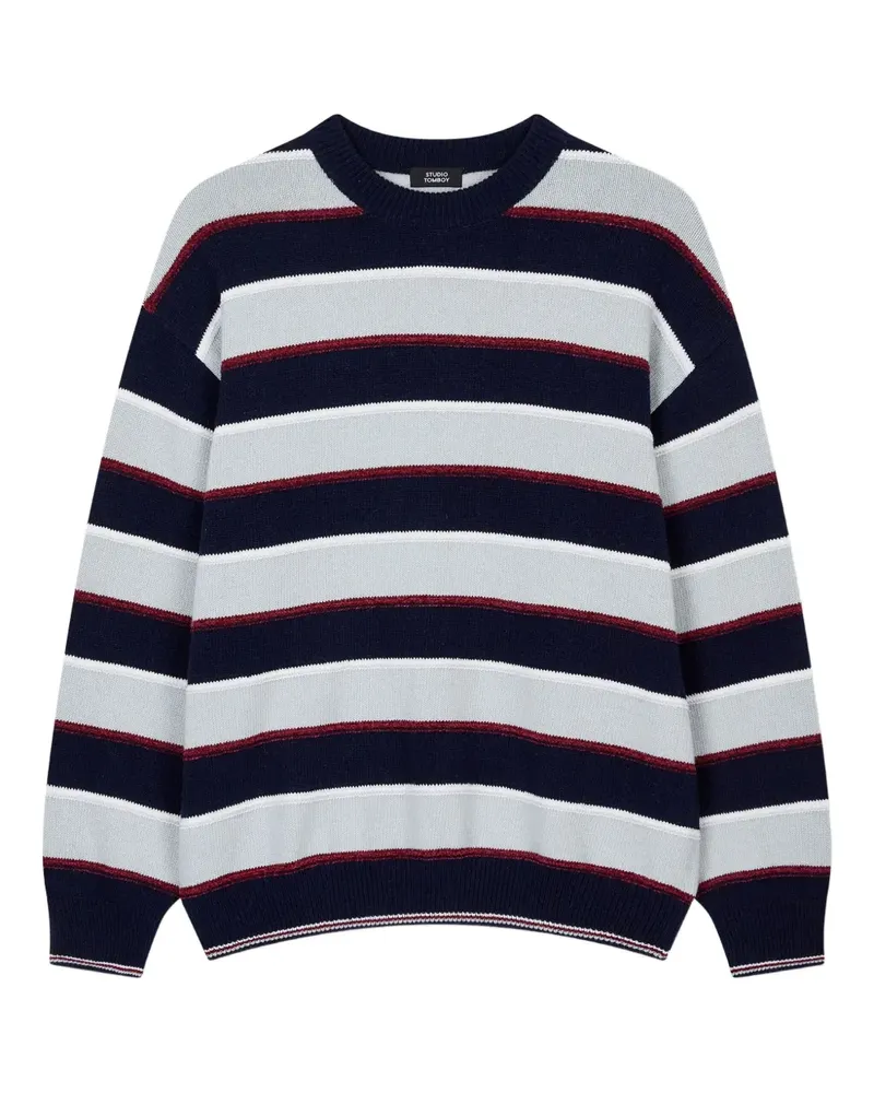 STUDIO TOMBOY Pullover mit Streifen - Blau Blau