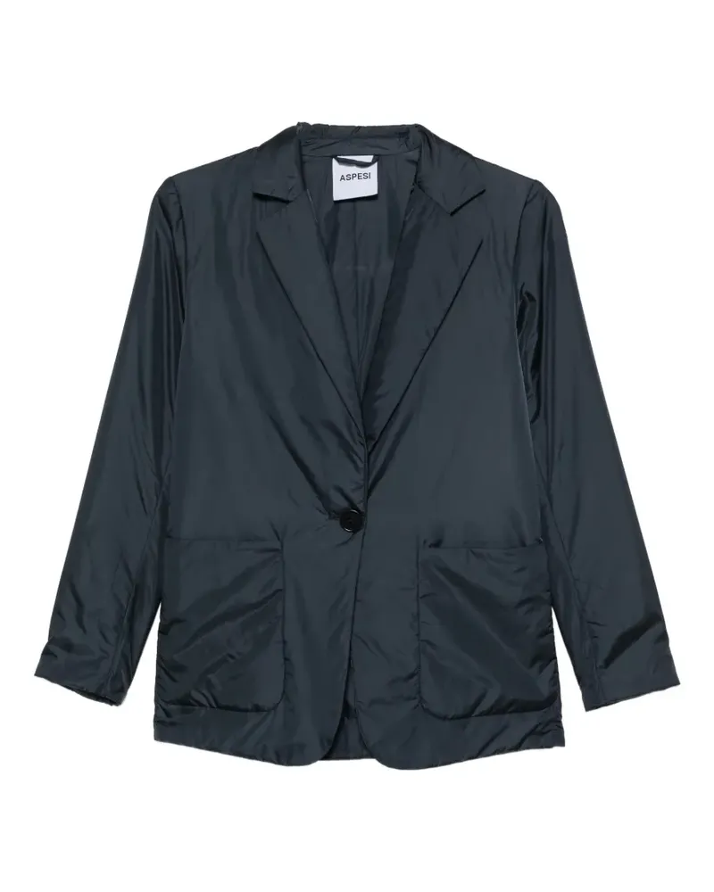 ASPESI single-breasted pocket blazer - Blau Blau