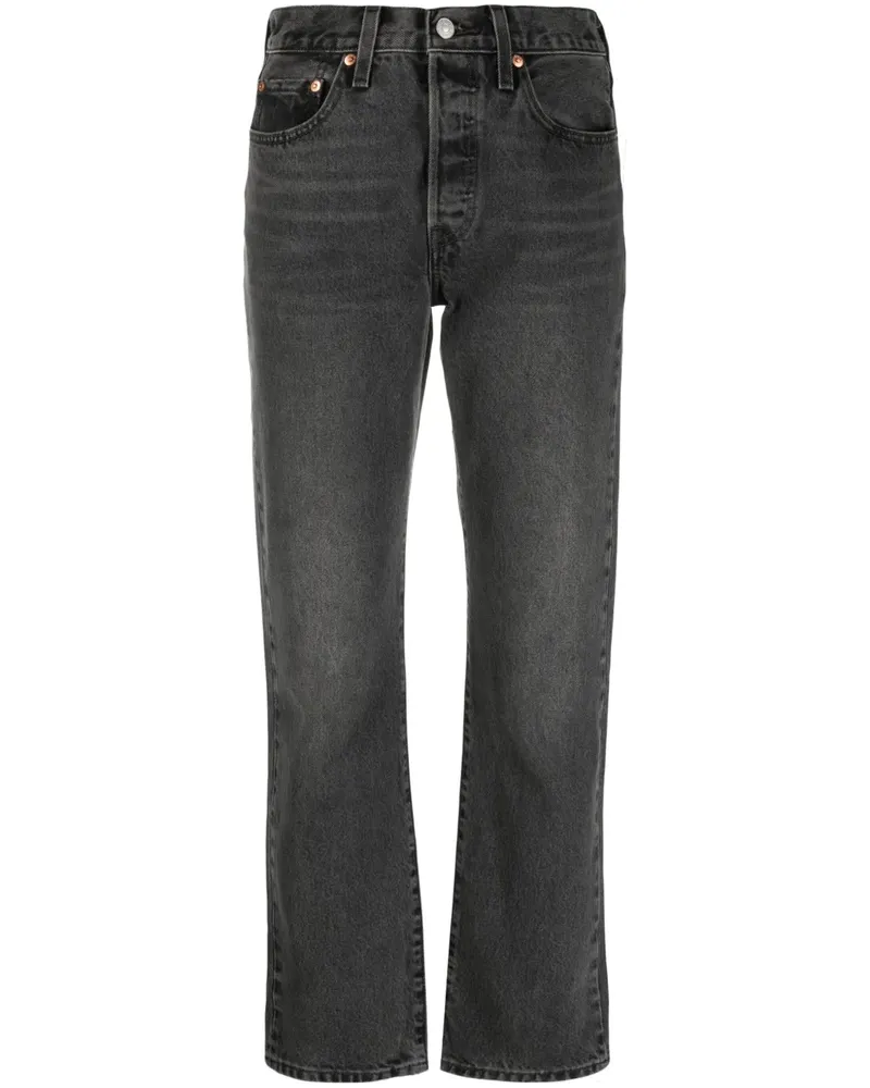 Levi's 501 Original Straight-Leg-Jeans - Schwarz Schwarz
