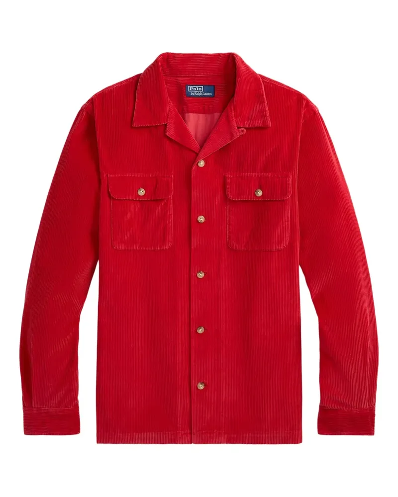 Ralph Lauren Hemd aus Cord - Rot Rot