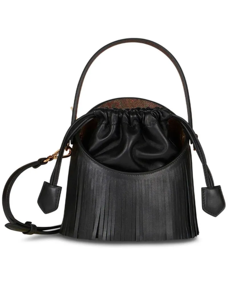 Etro Kleine Saturno Tote Bag - Schwarz Schwarz
