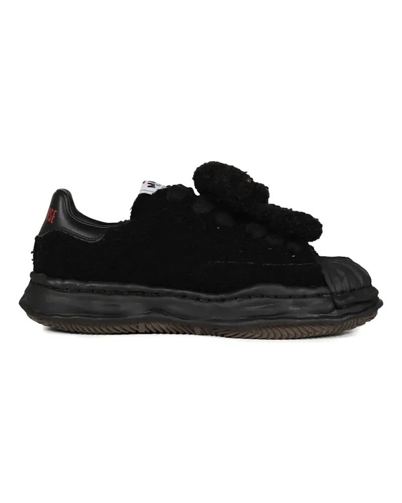 MIHARAYASUHIRO x Pink House "Blakey" OG Sneakers mit Chenille-Stickerei - Schwarz Schwarz