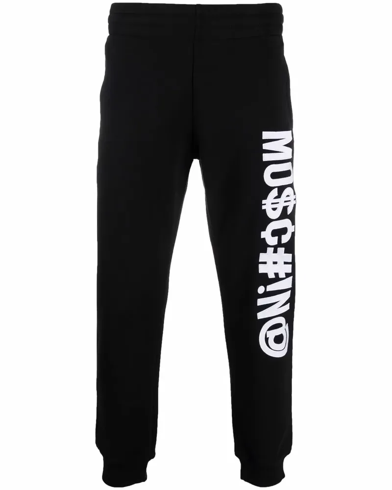 Moschino Jogginghose mit Logo-Stickerei - Schwarz Schwarz