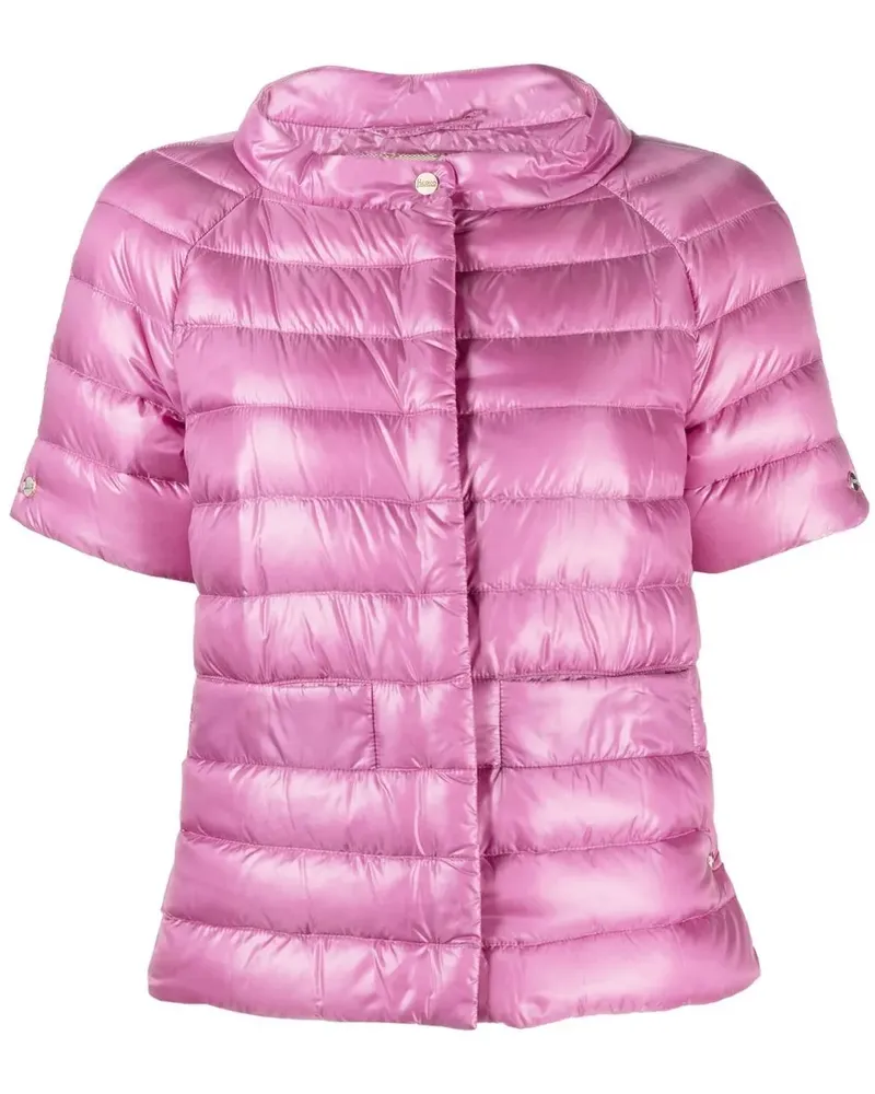 Herno Gefütterte Jacke mit kurzen Ärmeln - Rosa Rosa