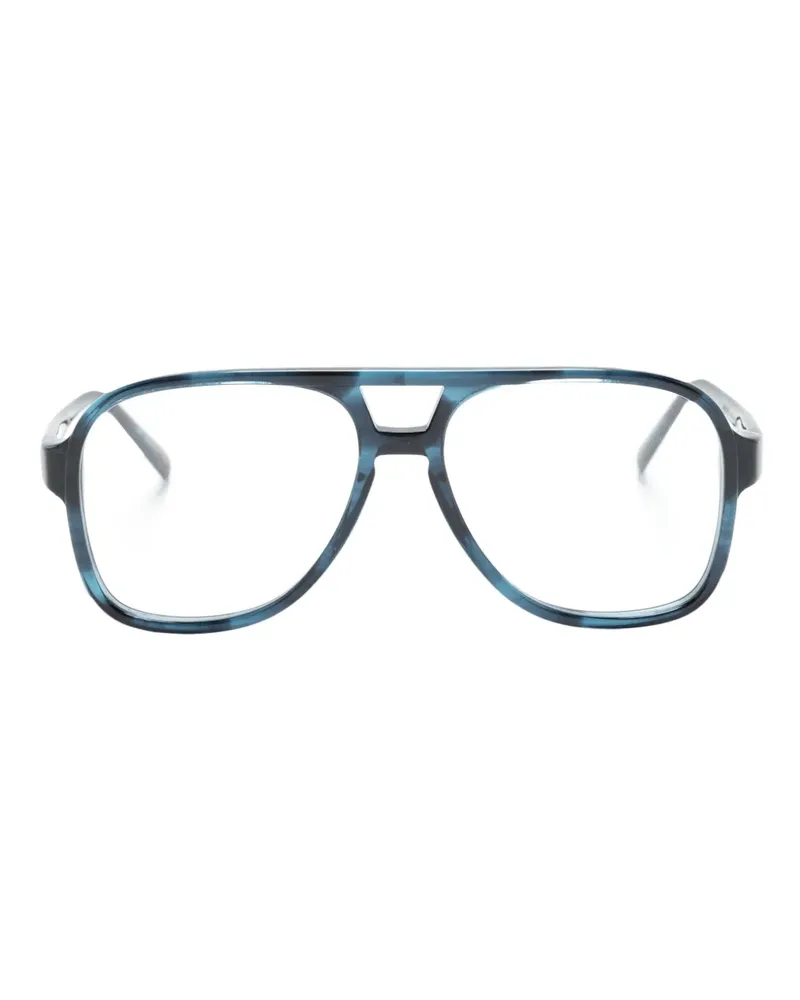 MOSCOT Sheister Pilotenbrille - Blau Blau